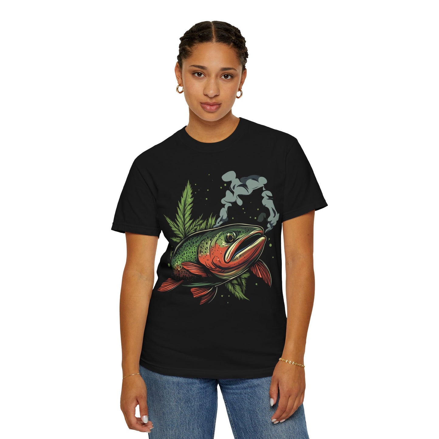 Eco-Friendly Fishing Graphic Tee - Perfect for Anglers