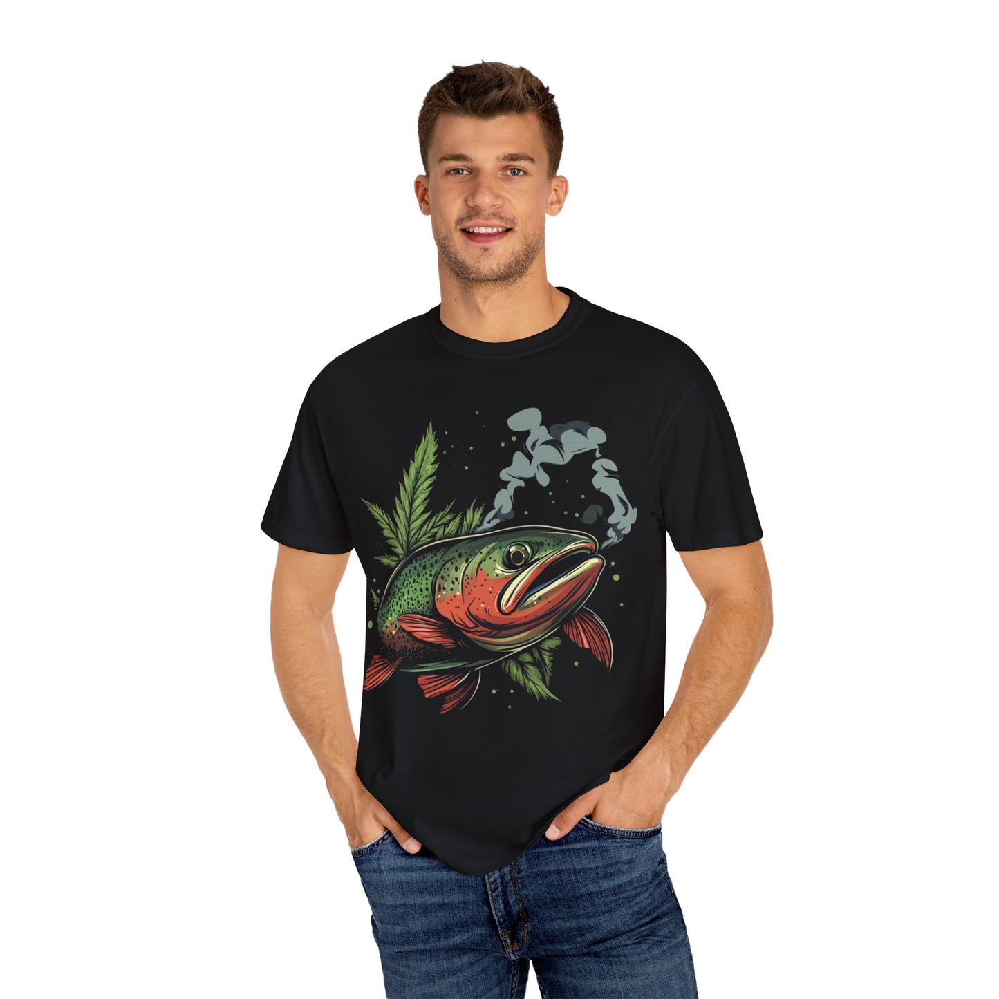 Eco-Friendly Fishing Graphic Tee - Perfect for Anglers