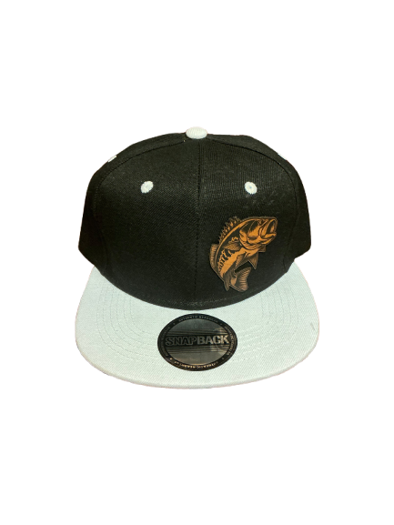 Large mouth fast fishing logo baseball cap