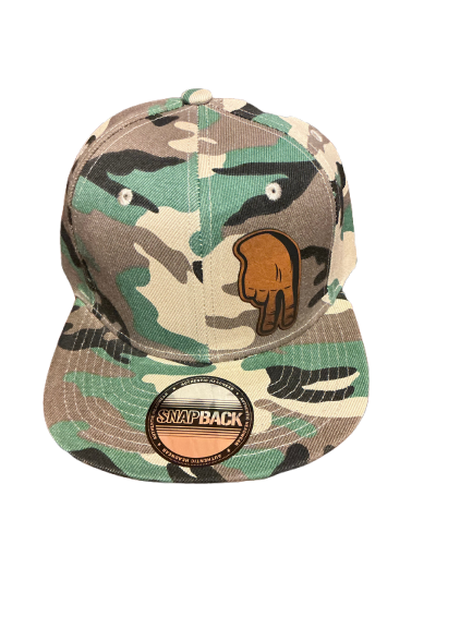 Baseball hat two strikes fingers down