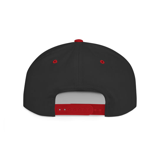 Fish-themed Flat Bill Snapback Hat - Perfect for Outdoor Enthusiasts