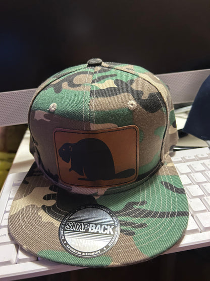 Camo beaver hunting hat