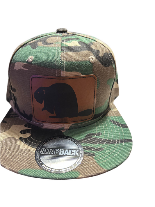 Camo beaver hunting hat