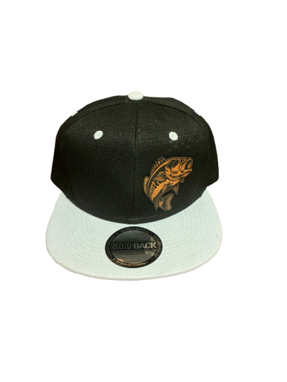 Large mouth fast fishing logo baseball cap