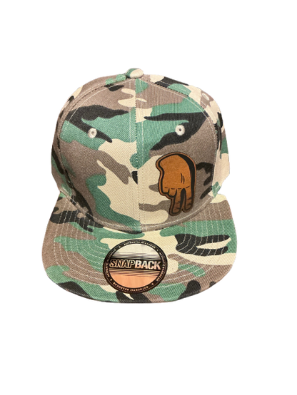 Baseball hat two strikes fingers down