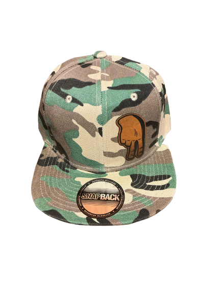 Baseball hat two strikes fingers down